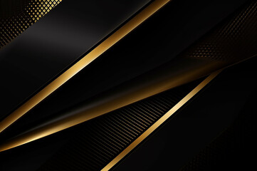 Black and Gold Background Design