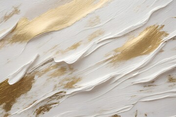 Obraz premium Closeup of abstract beige texture background.. Oil, acrylic brushstroke, pallet knife paint on canvas (Generative Ai)