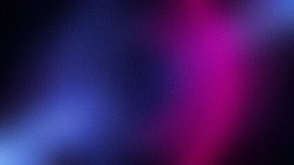 Dark blue pink lilac neon pink red coral abstract background for design. Blurred color gradient, ombre. Defocused, rare, multicolored, mix, iridescent, bright, cheerful. Coarse, grainy. Template