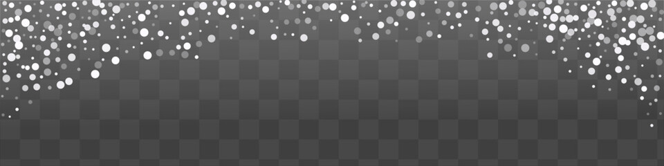 Light Snow Vector Transparent Panoramic