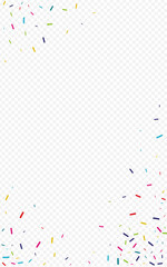 Rainbow Dot Carnival Vector Transparent