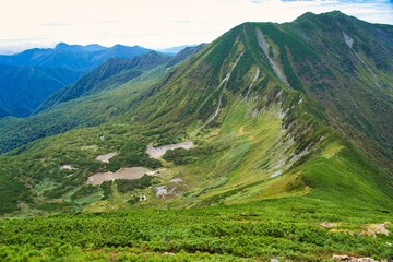 幌尻岳と七ツ沼カール