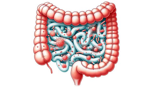 SIBO. Impact of Bacterial Overgrowth in the Human Digestive System: A Detailed Vector Exploration
