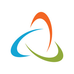 triangle simple logo icon