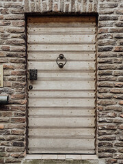old wooden door