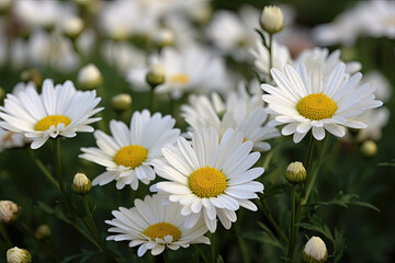 daisies in the garden