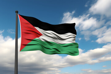 Naklejka na ściany i meble Palestinian flag