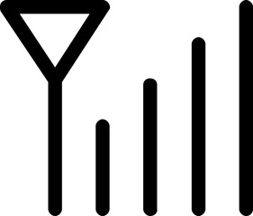 5 g icon. Signal bar 5g icon vector. 5G technology. 5G internet network vector high speed mobile net technology for smartphone, UI, app design