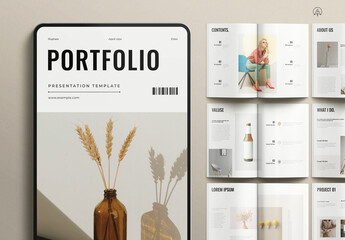 Minimal Portfolio Brochure Template