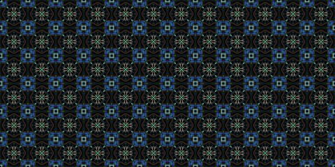 Seamless Repeatable Abstract Tribal Pattern,  Geometric Ethnic Ornament
