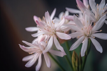 Fototapeta premium close up of pink flower