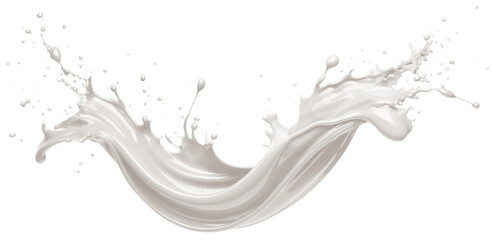 Splash of milk or cream, cut out