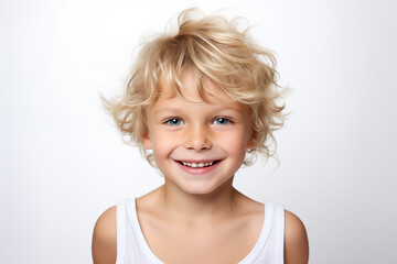 Portrait of a smiling little child