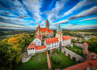Bouzov castle in autumn © Herman
