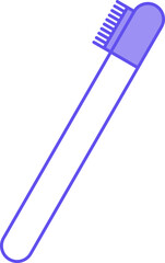 Eyelash coloring tool icon