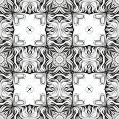 Seamless abstract pattern, symmetrical,  For eg fabric, wallpaper, wall decorations