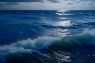 Fototapeta premium storm over the sea
