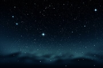 Fototapeta na wymiar Illustration of a dark night sky full of stars. Generative AI