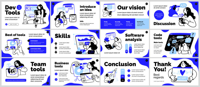 Presentation and slide layout background. Design template with business people. Use for business annual report, flyer, marketing, leaflet, advertising, brochure, modern style. Vector