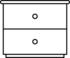 Drawer line icon