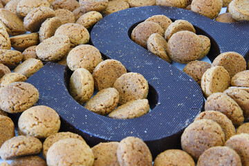 October 15, 2023.Gingernuts, chocolate and candy for the traditional Dutch children's festival Sinterklaas.
