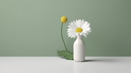 daisy in vase