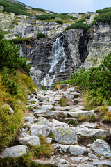 Waterfall Skok, Mlynicka valley, High Tatras mountain, Slovakia © vrabelpeter1