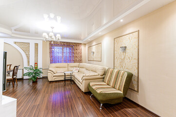 interior apartment living room with sofa