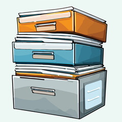 folders with documents