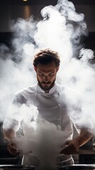 Smoky Delights: Chef at Work