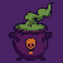 Fototapeta premium Get ready for the spooktacular showdown in Brawl Halloween! Join your favorite pixelated characters as they battle through eerie arenas and face off against menacing monsters. Explore a hauntingly pix