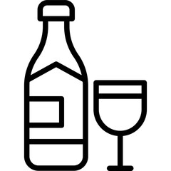 champagne vector design icon .svg
