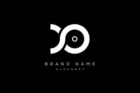 initial letter logo so, os, o inside s rounded lowercase logo gold silver
