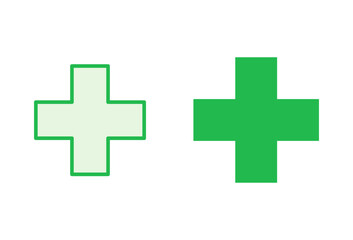 Plus Icon set. Add plus icon