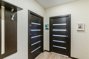 interior apartment room doors, renovation corridor lobby entrance hall
