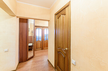 interior apartment room doors, renovation corridor lobby entrance hall
