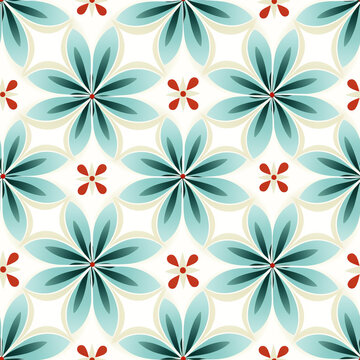 seamless pattern Asian traditional ornaments design background