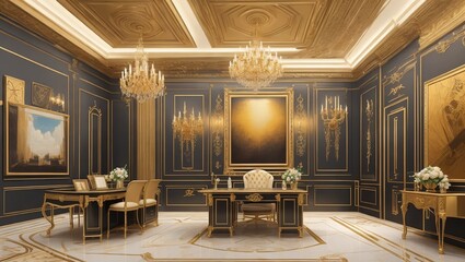 luxury living room interior