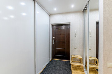 interior apartment room doors, renovation corridor lobby entrance hall