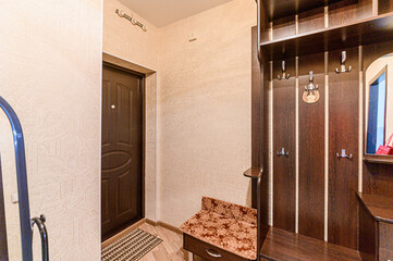 interior apartment room doors, renovation corridor lobby entrance hall