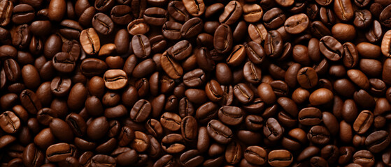 Fototapeta premium Coffee Beans Background Texture