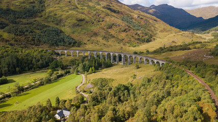 Thanks to the Harry Potter series is this place famous than ever. Glenfinnan Viaduct is one of the most visited landmark in Scotland. This old train bridge lies in scottish highlands.