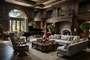 Symphony of Elegance in a Luxurious Living Space