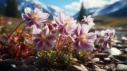 Rocky Mountain Columbine: A Burst of Floral Delight - Generative AI