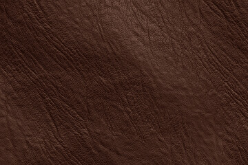 Brown leather texture background with seamless pattern.