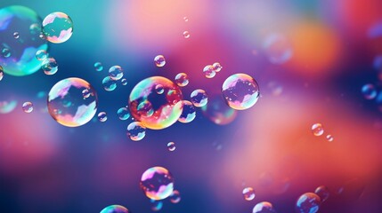 water drops on blue desktop wallpaper