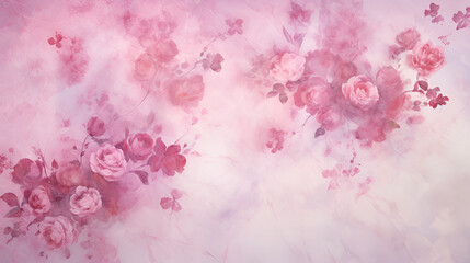 Pink Roses Background Image | generative AI