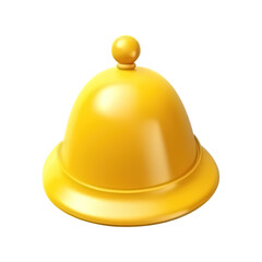3d notification bell icon set isolated on transparent background Generative AI