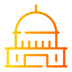 politics gradient icon
