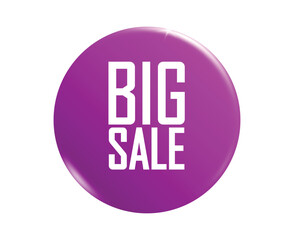 Big Sale banner, this weekend special offer advertising banner template, vector illustration

